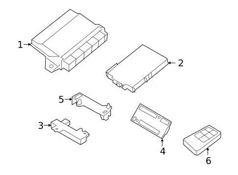 Keyless Entry Components for 2009 Volvo V70 #0