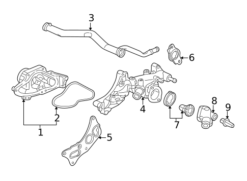 Water Pump for 2000 Honda Accord #0