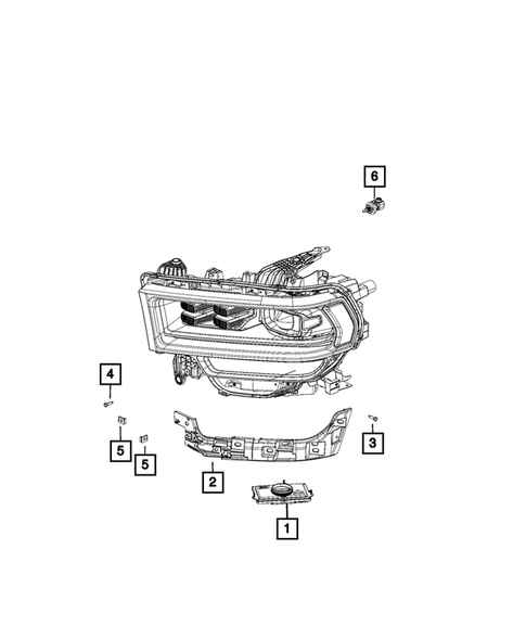 Lamps, Interior and Exterior for 2021 Ram 3500 #9