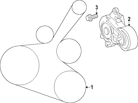 Belts & Pulleys for 2025 Lexus TX350 #0