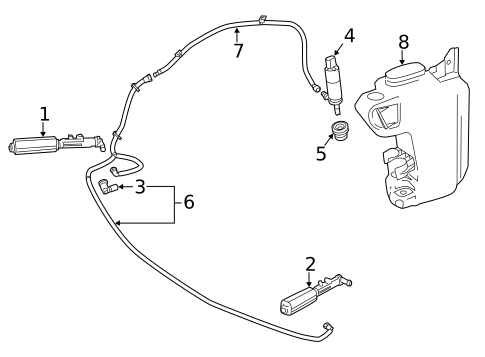 Washer Components for 2014 Mercedes-Benz SL65 AMG #0