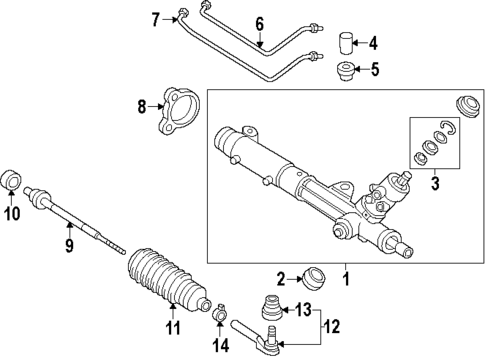 Steering Gear & Linkage for 1997 Pontiac Firebird #0