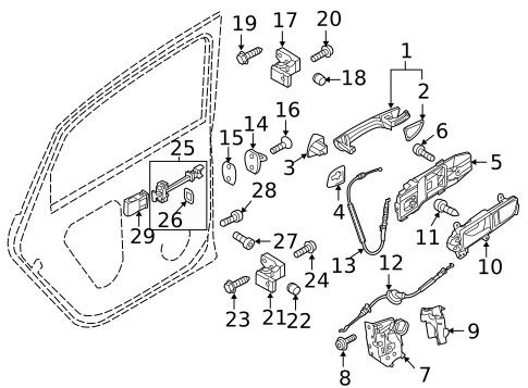 Rear Door for 2022 Volkswagen Passat #1
