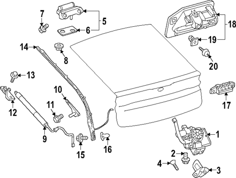 Lock & Hardware for 2024 Toyota Prius Prime #1