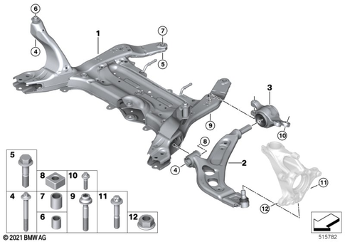 Front Axle Suspension for 2024 Mini Countryman SE ALL4 #1