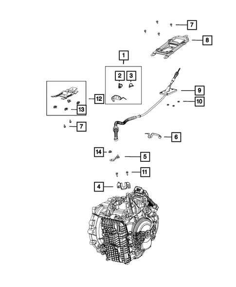 Gearshift Controls and Related Parts for 2017 Jeep Compass #1