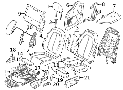 Power Seats for 2019 BMW X1 #3