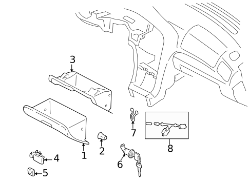 Instrument Panel for 2004 Subaru Baja #1