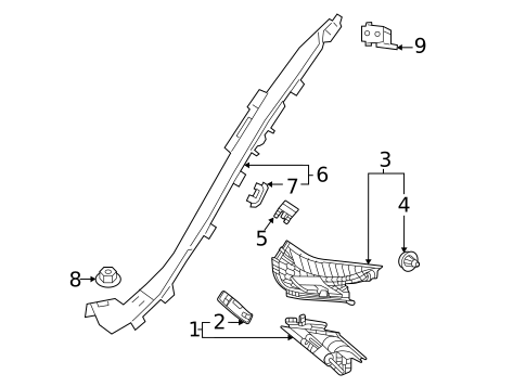 Interior Trim - Quarter Panels for 2021 Mercedes-Benz AMG GT 53 #0
