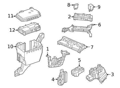 Fuse & Relay for 2016 Mercedes-Benz GLE 450 AMG® #0