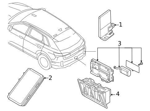 Antenna & Radio for 2022 Volkswagen ID.4 #1
