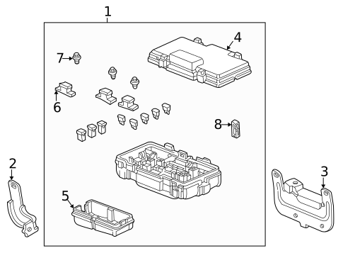 Electrical Components for 2008 Honda Element #0