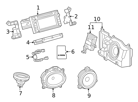 Navigation System for 2020 Toyota Tacoma #0