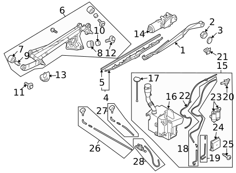Wipers for 2006 Subaru Impreza #0