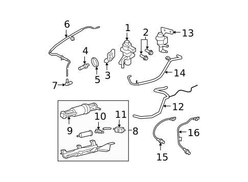 Powertrain Control for 2008 Mercury Mariner #1