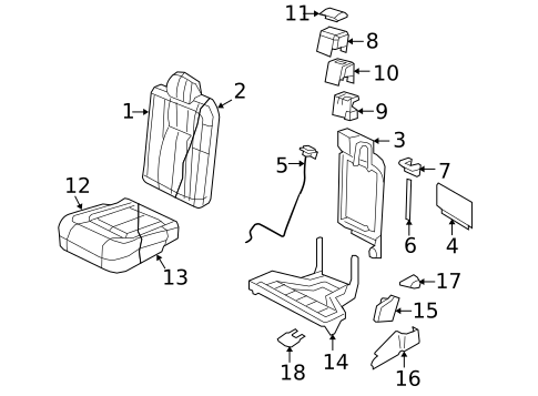 Rear Seat Components for 2017 Lincoln Navigator #3