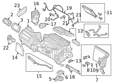 Automatic Temperature Controls for 2022 BMW 430i Gran Coupe #12