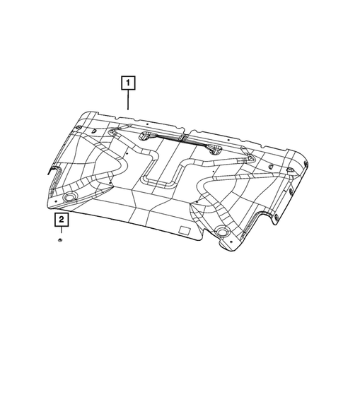 Carpets, Floor Mats, Load Floor, and Silencers for 2021 Jeep Gladiator #1