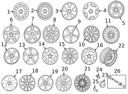 Wheels for 2014 Mercedes-Benz CL 65 AMG® #0
