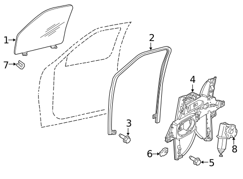 Front Door for 2015 Lincoln Navigator #1