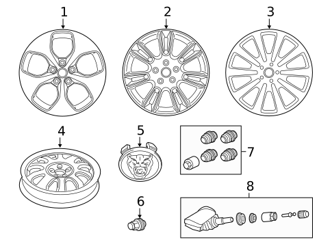 Wheels for 2020 Jaguar XE #3