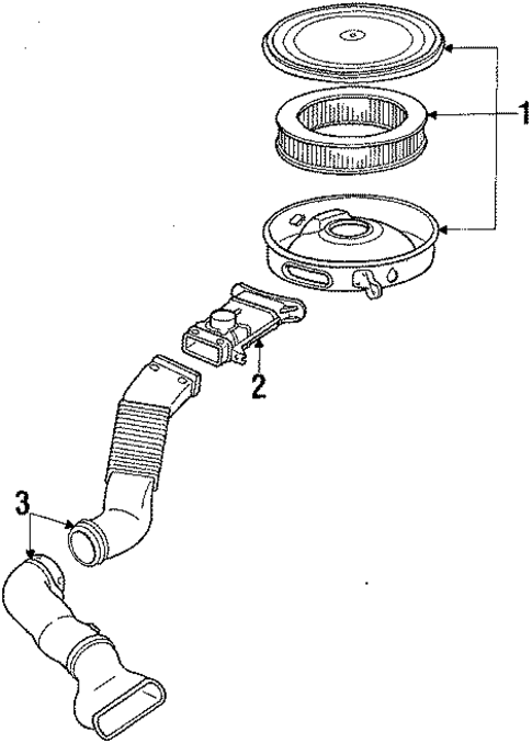 Air Inlet for 1986 Mercury Capri #1