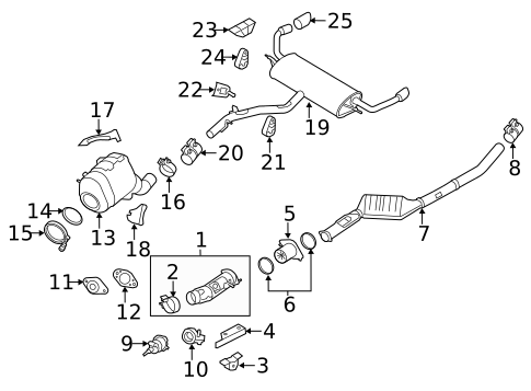 Diesel Aftertreatment System for 2013 BMW X5 #1