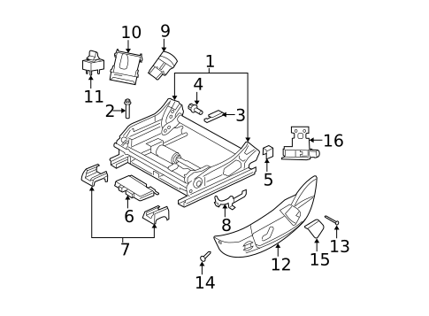 Tracks & Components for 2006 Dodge Charger #0
