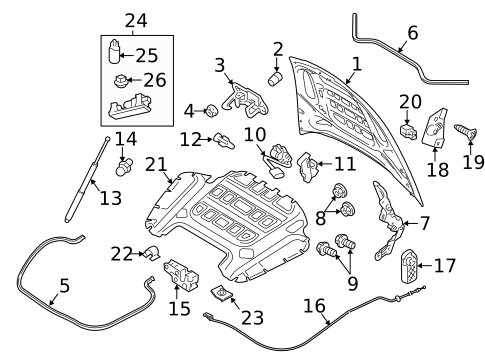 Hood & Components for 2015 Porsche Panamera #0