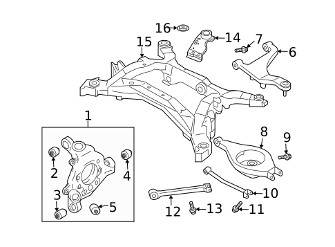Rear Suspension for 2006 Nissan 350Z #1