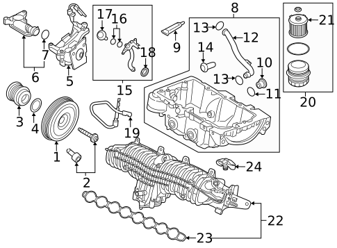 Intake for 2017 Volvo V90 Cross Country #0