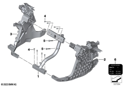 Motorcycle Trim Section, Windshield for 2016 BMW-Motorrad C evolution #14
