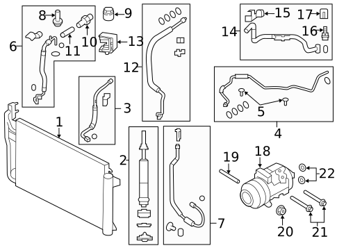 Switches, Solenoids & Actuators for 2013 Lincoln MKX #1
