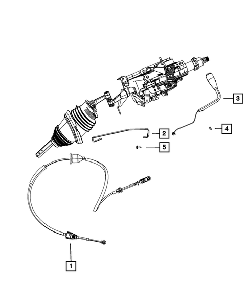 Gearshift Controls and Related Parts for 2010 Dodge Charger #2