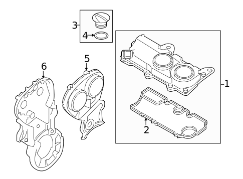 Valve & Timing Covers for 2022 Volvo XC60 #0