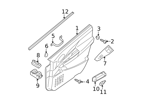 Front Door for 2007 Nissan Quest #2