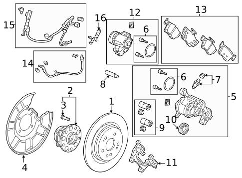 Brake Components for 2023 Acura RDX #0