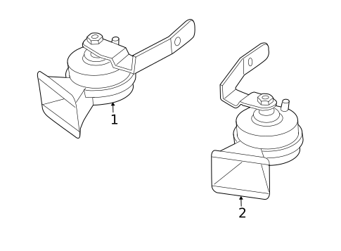 Horn for 2006 Mazda RX-8 #0