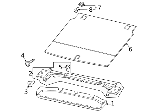 Interior Trim - Rear Body for 2023 Porsche Taycan #0