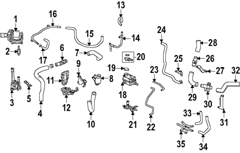 Water Pump for 2025 Honda CR-V #0
