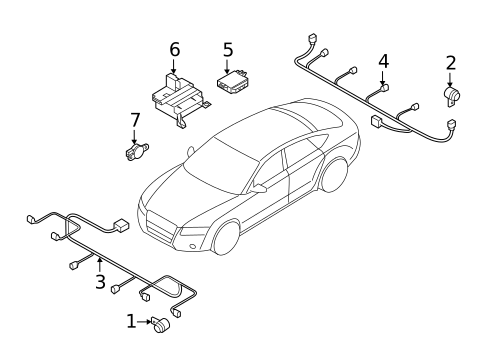 Parking Aid for 2015 Audi RS7 #1