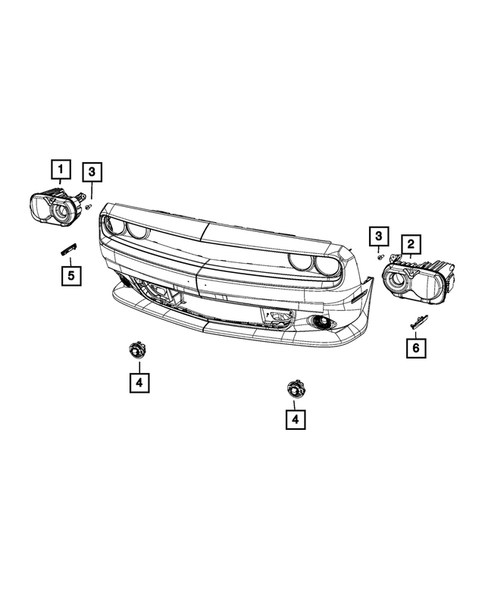 Lamps, Interior and Exterior for 2022 Dodge Challenger #0