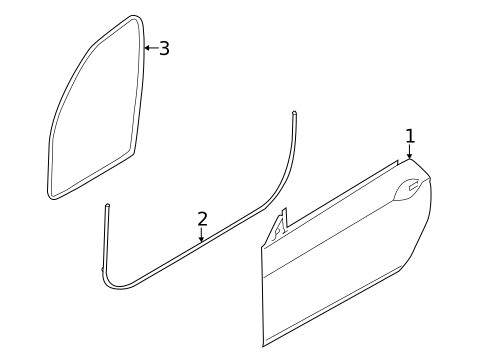 Door & Components for 2024 BMW 330i #11