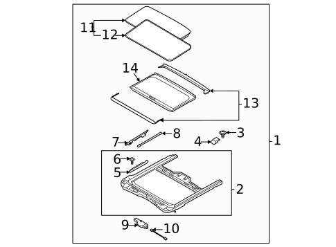 Sunroof for 2023 Kia Seltos #0