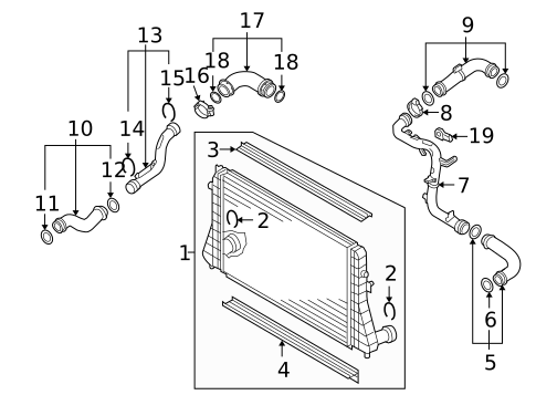 Intercooler for 2011 Audi A3 Quattro #0
