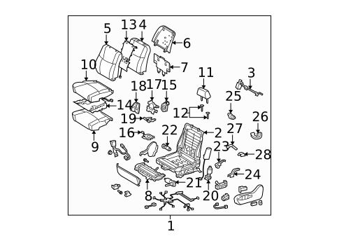 Heated Seats for 2008 Toyota Avalon #1