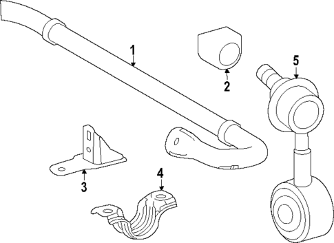 Stabilizer Bar & Components for 2025 Toyota Tacoma #3