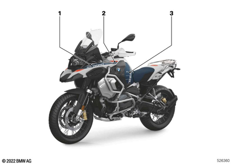Stickers, Labels, Adhesive Film Strips for 2022 BMW-Motorrad R 1250 GS Adventure #2