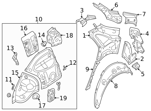 Inner Structure for 2022 Volkswagen ID.4 #0