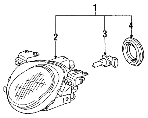 Driving Lamps for 1998 Lexus SC400 #0